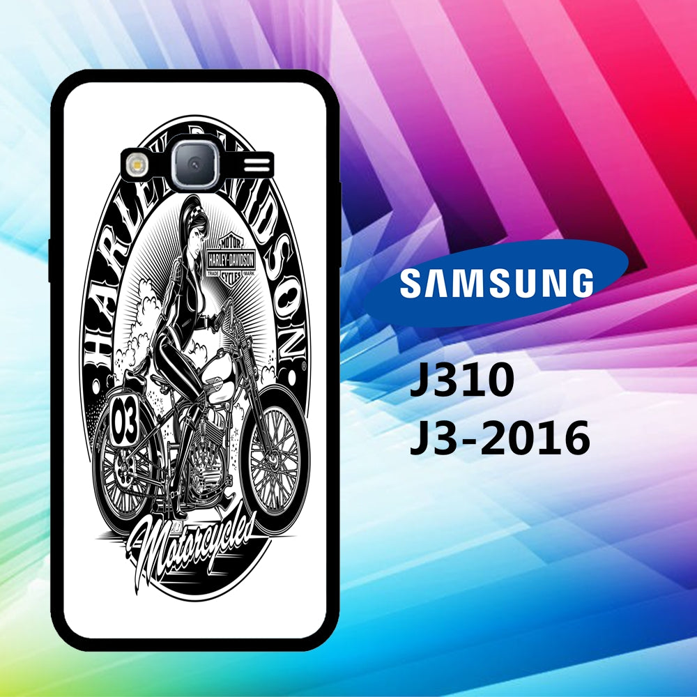 coque samsung J3 2016 J310 harley davidson wallpaper