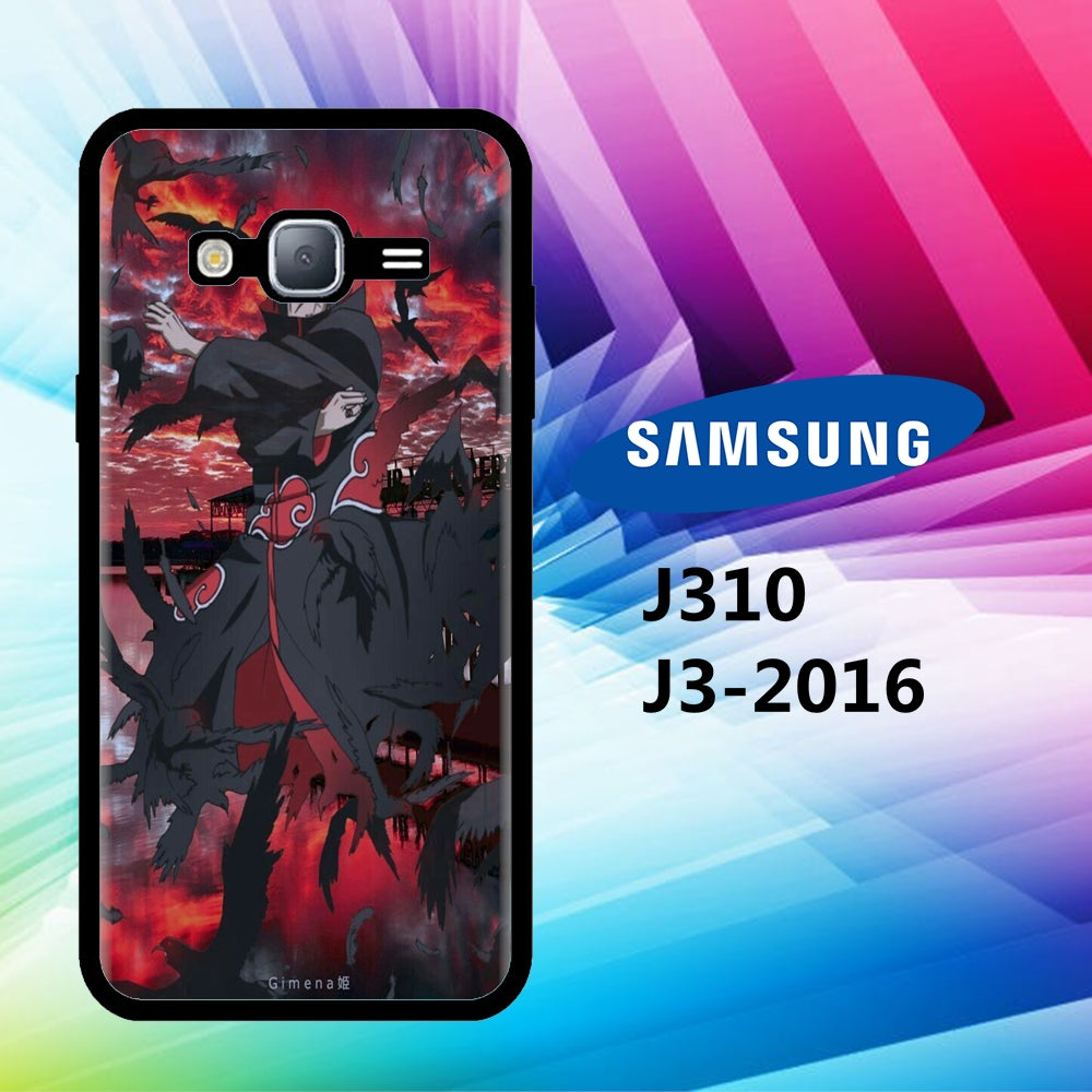 coque samsung J3 2016 J310 itachi wallpaper