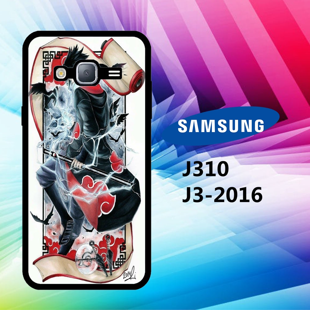 coque samsung J3 2016 J310 itachi wallpaper