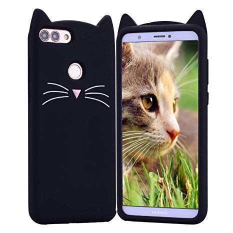 coque chat huawei p smart