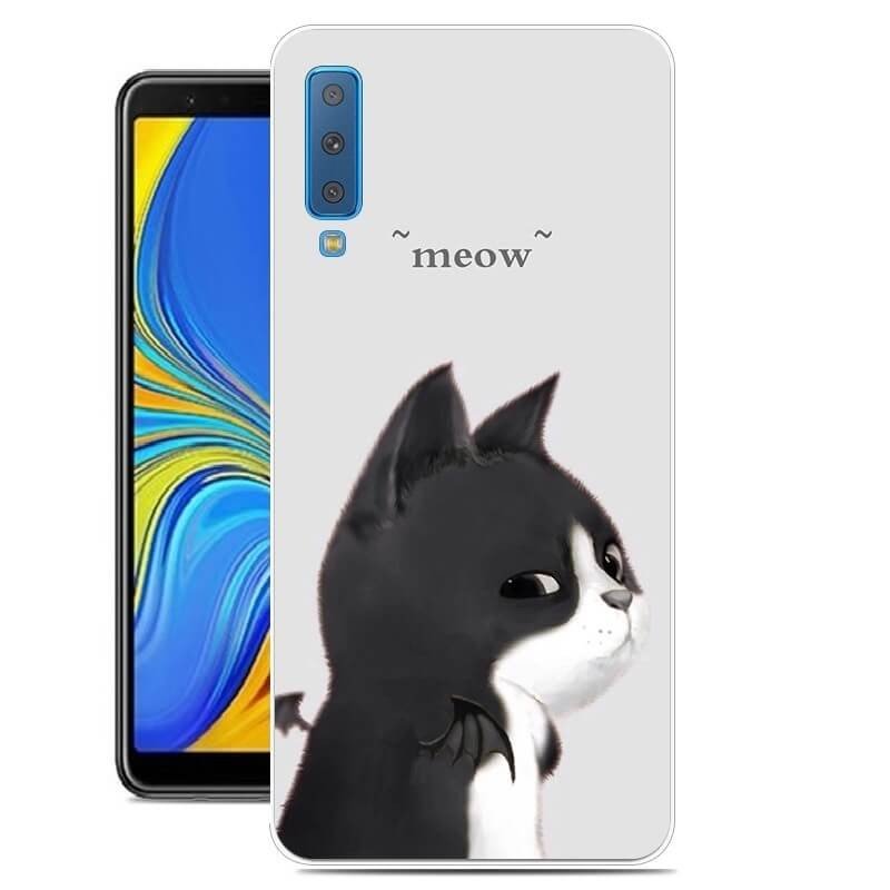 coque chat samsung a7 2018