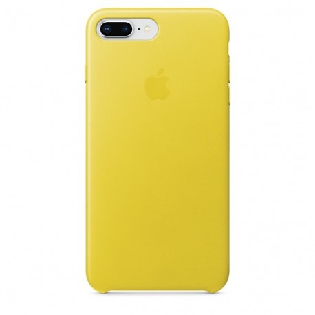 coque cuir iphone 8 plus jaune