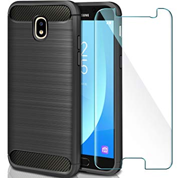 coque de protection avec ecran verre tremper samsung j3 2017