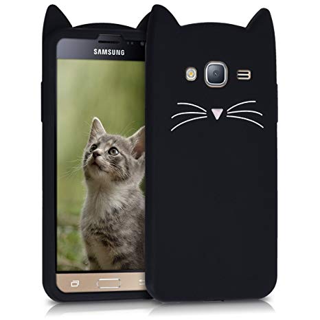 coque de samsung j3 2016 en forme de chat