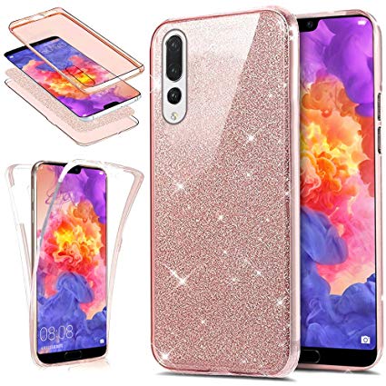 Coque Huawei P20 Pro Etui Transparent Silicone Gel Case Intégral 360 Degres Full Body Protection Anti rayures Coque Housse pour Hua