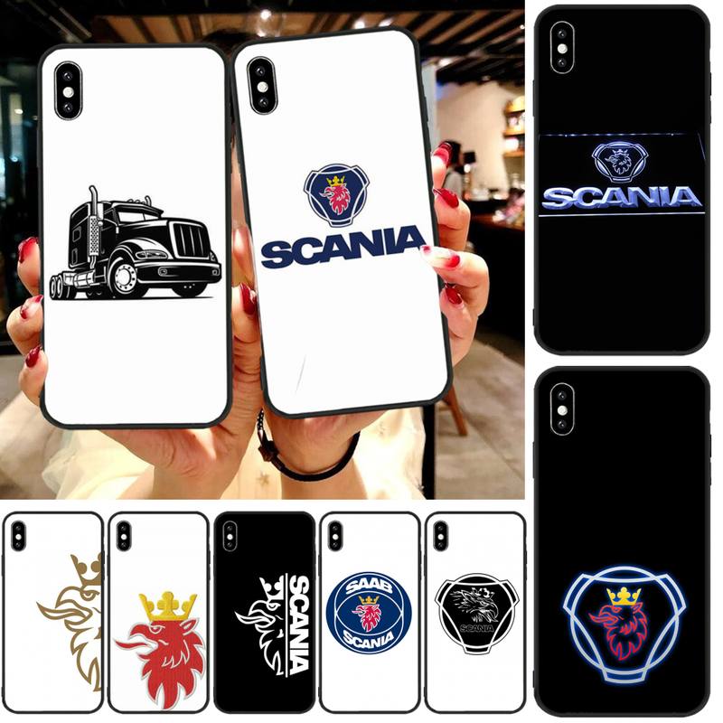 coque iphone 12 scania logo