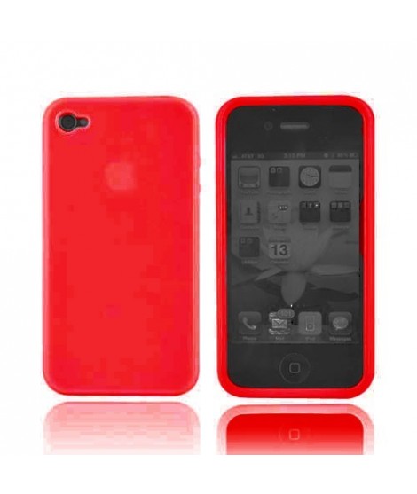 coque iphone 4 rouge