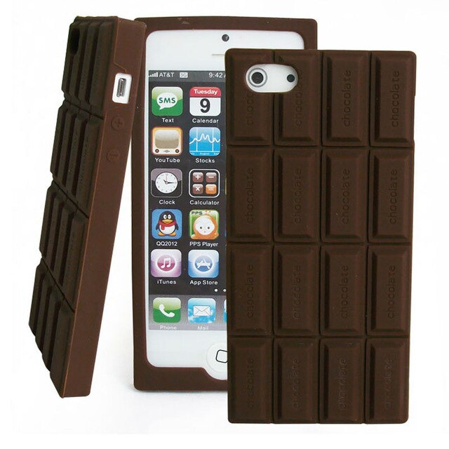 coque iphone 5 3d chocolat