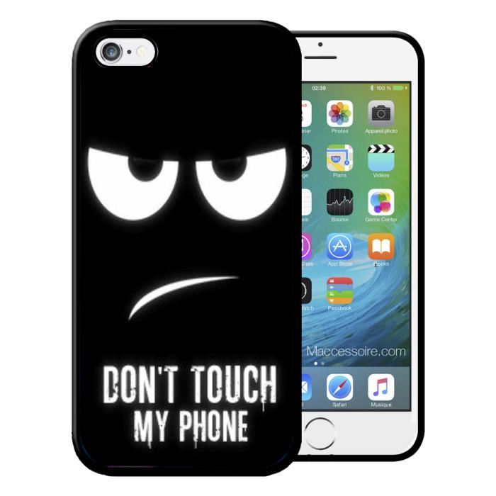 coque iphone 5 dont touch my phone