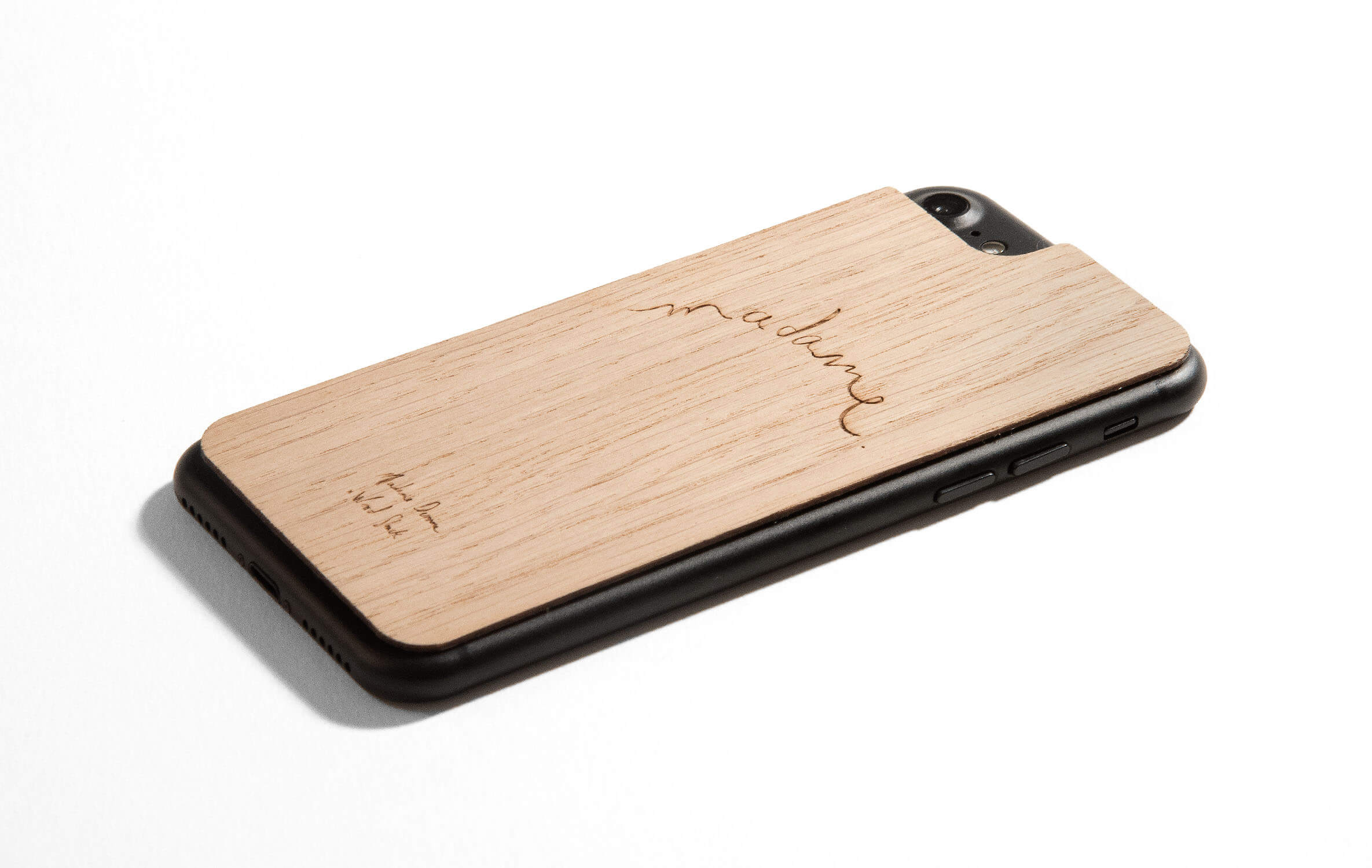 coque iphone 7 plus en bois