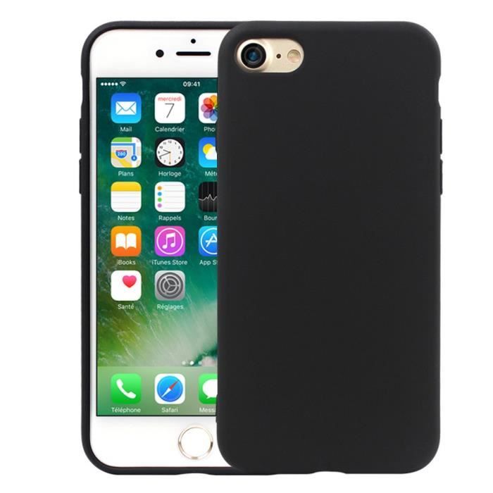 coque iphone 7 noire mat