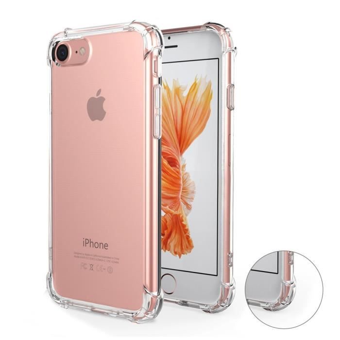 coque iphone 7 silicone transparent