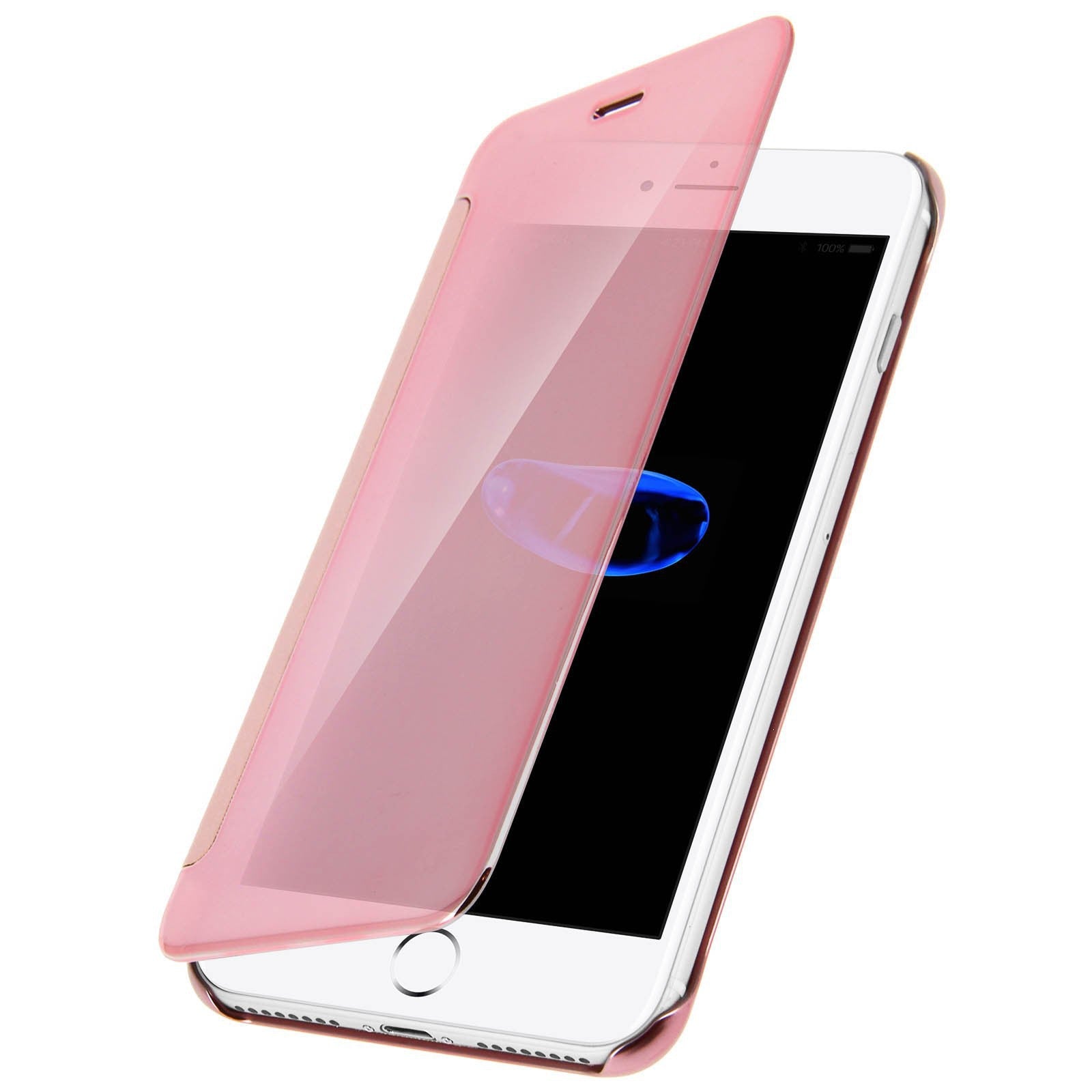 coque iphone 8 avec rabat transparent