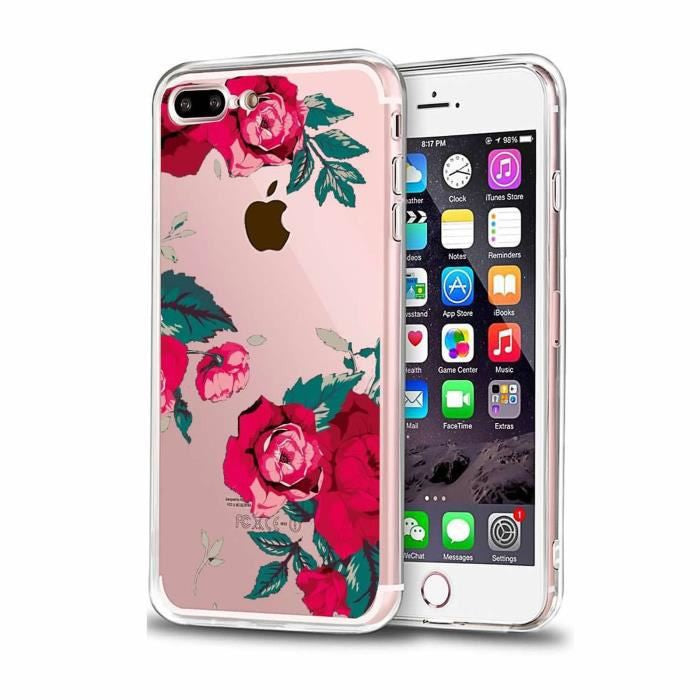 coque iphone 8 avec une rose