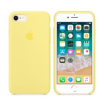 coque iphone 8 jaune pale