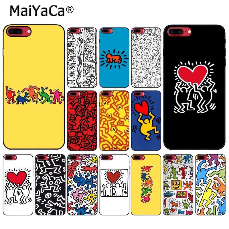 coque iphone 8 keith haring
