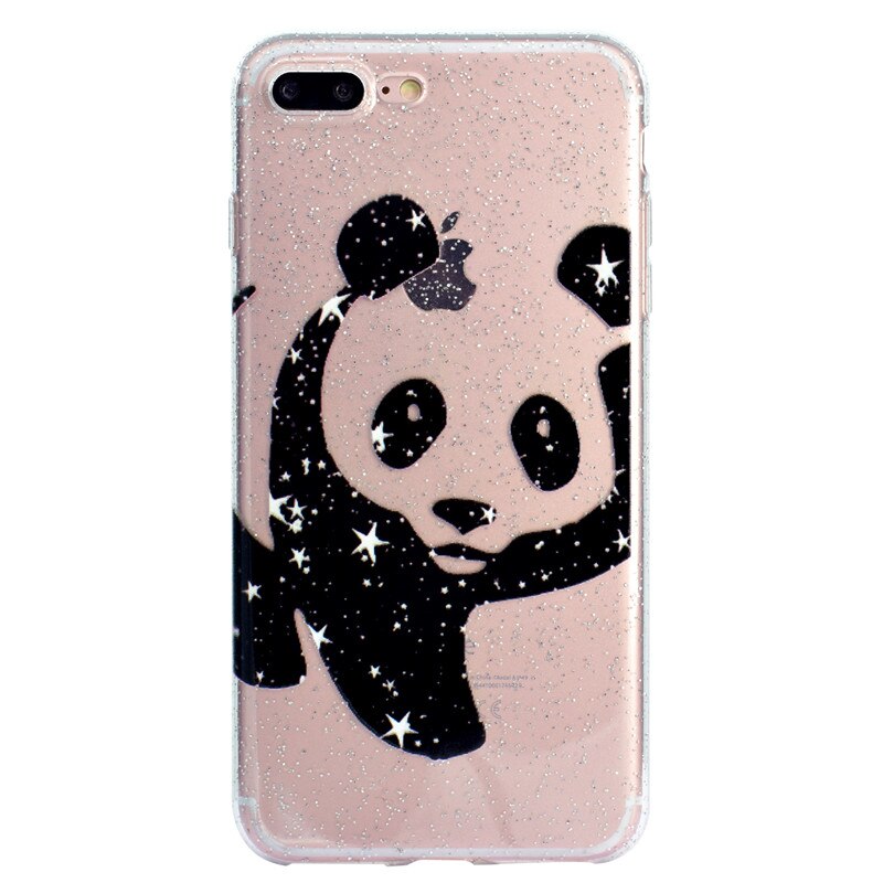 coque iphone 8 panda silicone