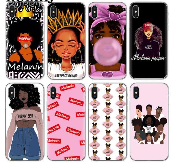 coque iphone 8 plus black girl