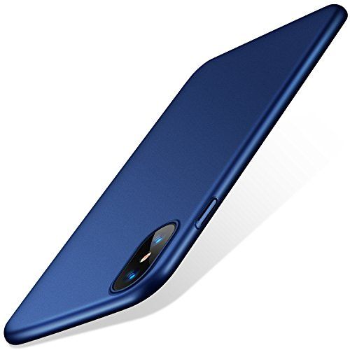 coque iphone 8 plus bleu mat