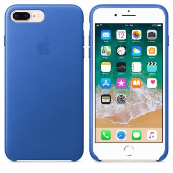 coque iphone 8 plus bleue