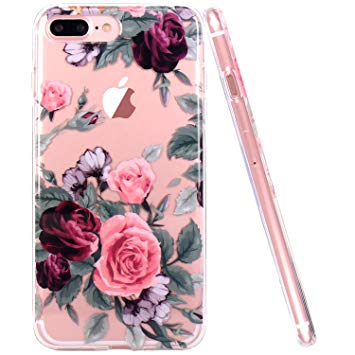 coque iphone 8 plus fleur rose