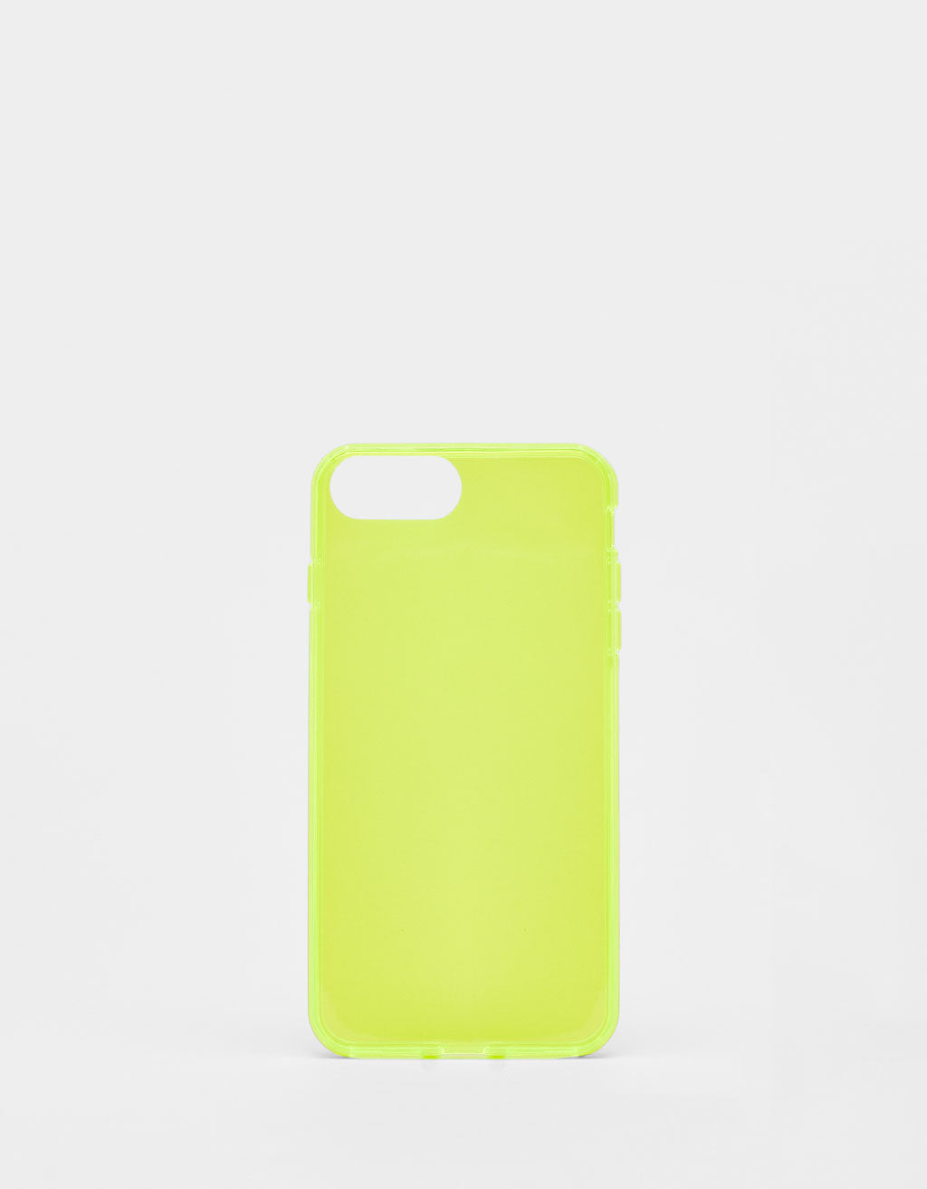 coque iphone 8 plus fluo transparent