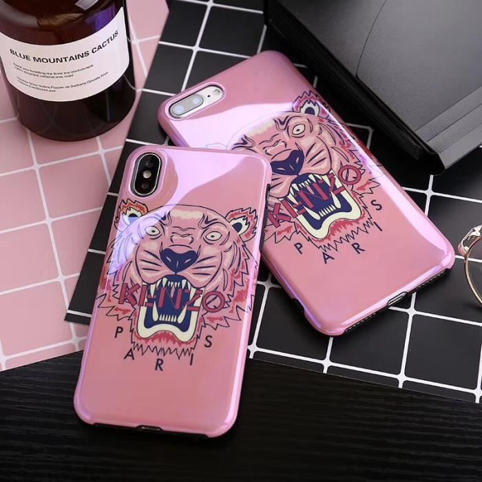 coque iphone 8 plus kenzo rose