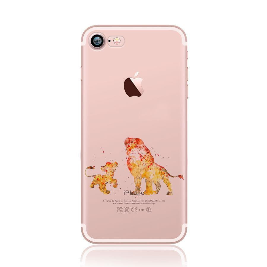 coque iphone 8 plus le roi lion hakuna matata