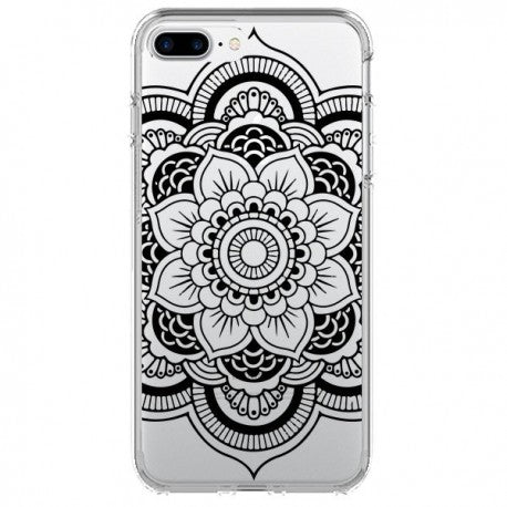 coque iphone 8 plus mandala noir