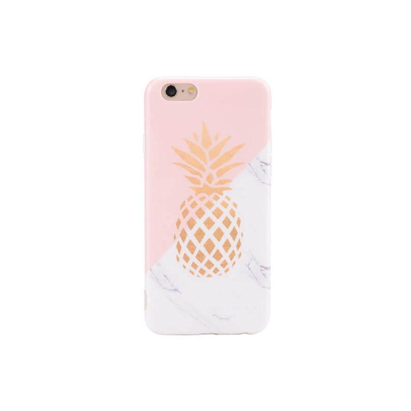coque iphone 8 plus marbre ananas