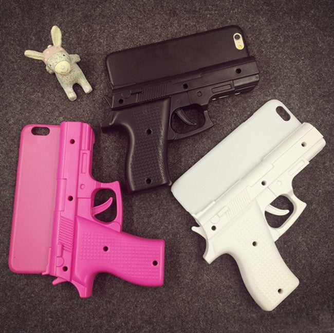 coque iphone 8 plus pistolet