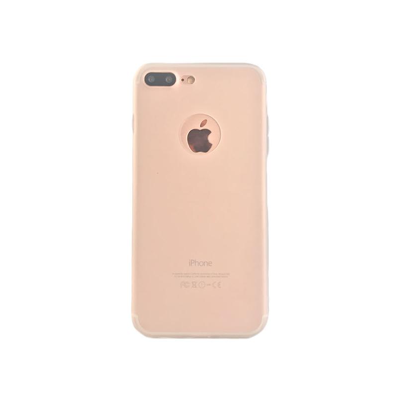 coque iphone 8 plus silicone beige