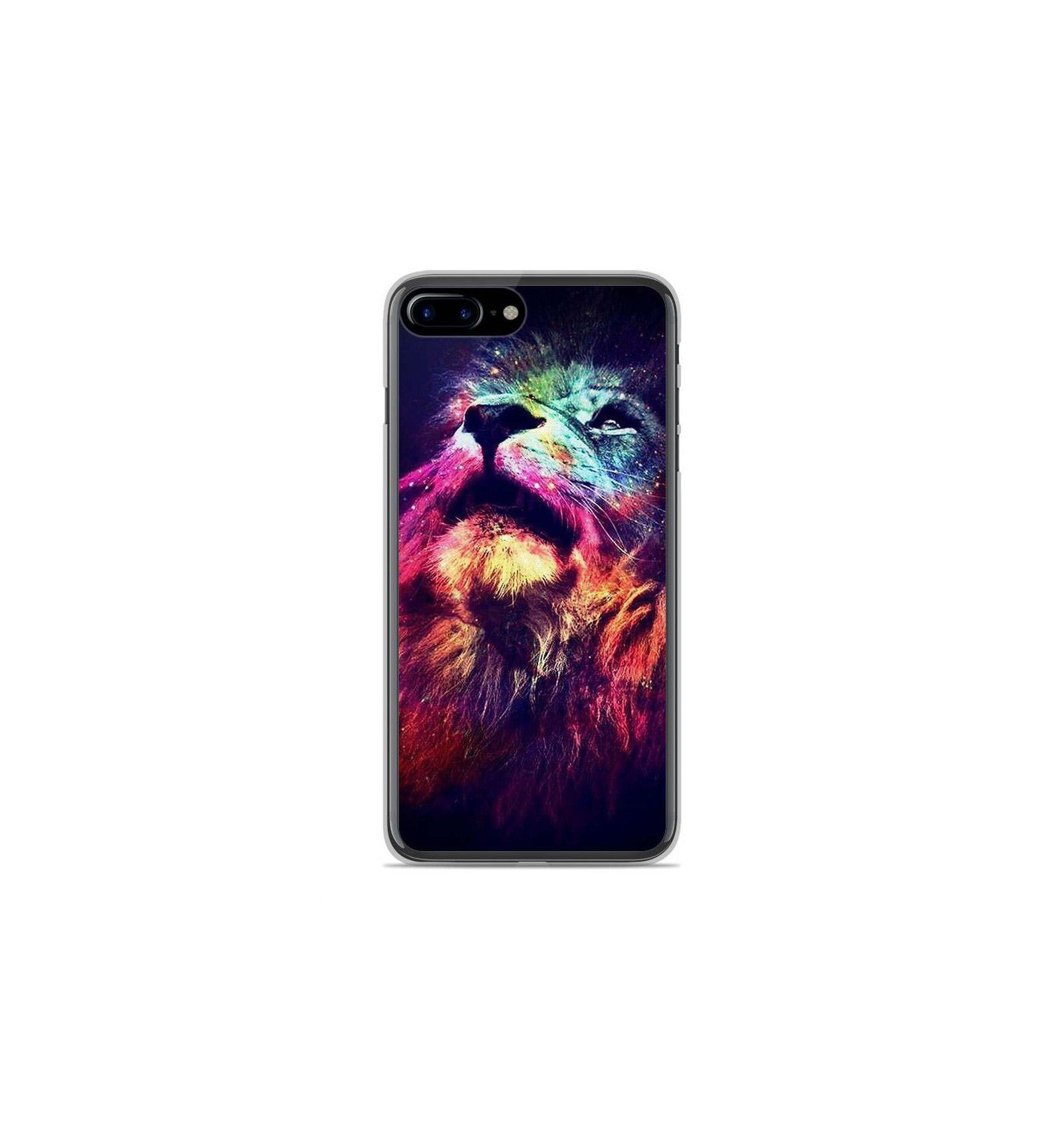 coque iphone 8 plus silicone lion