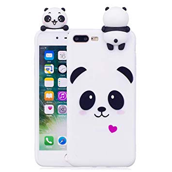 coque iphone 8 plus silicone panda