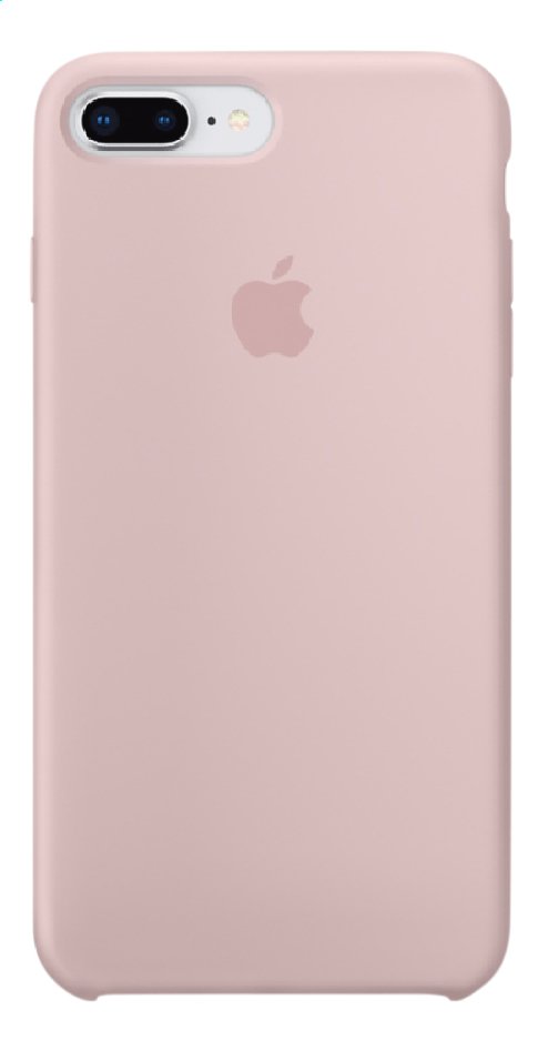 coque iphone 8 plus silicone rose clair