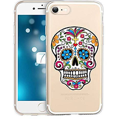coque iphone 8 plus tete de mort mexicaine