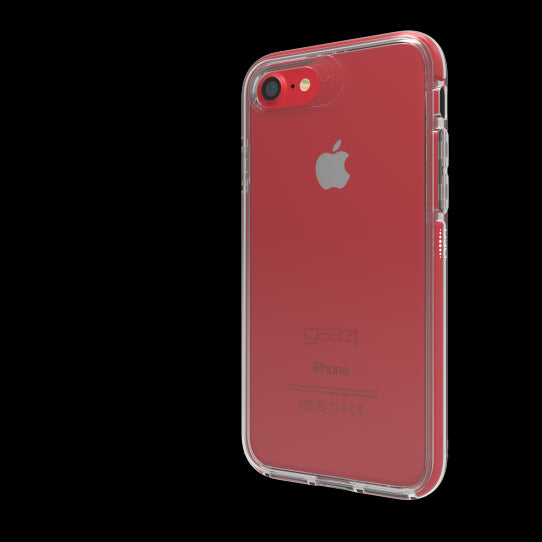 coque iphone 8 rouge transparent