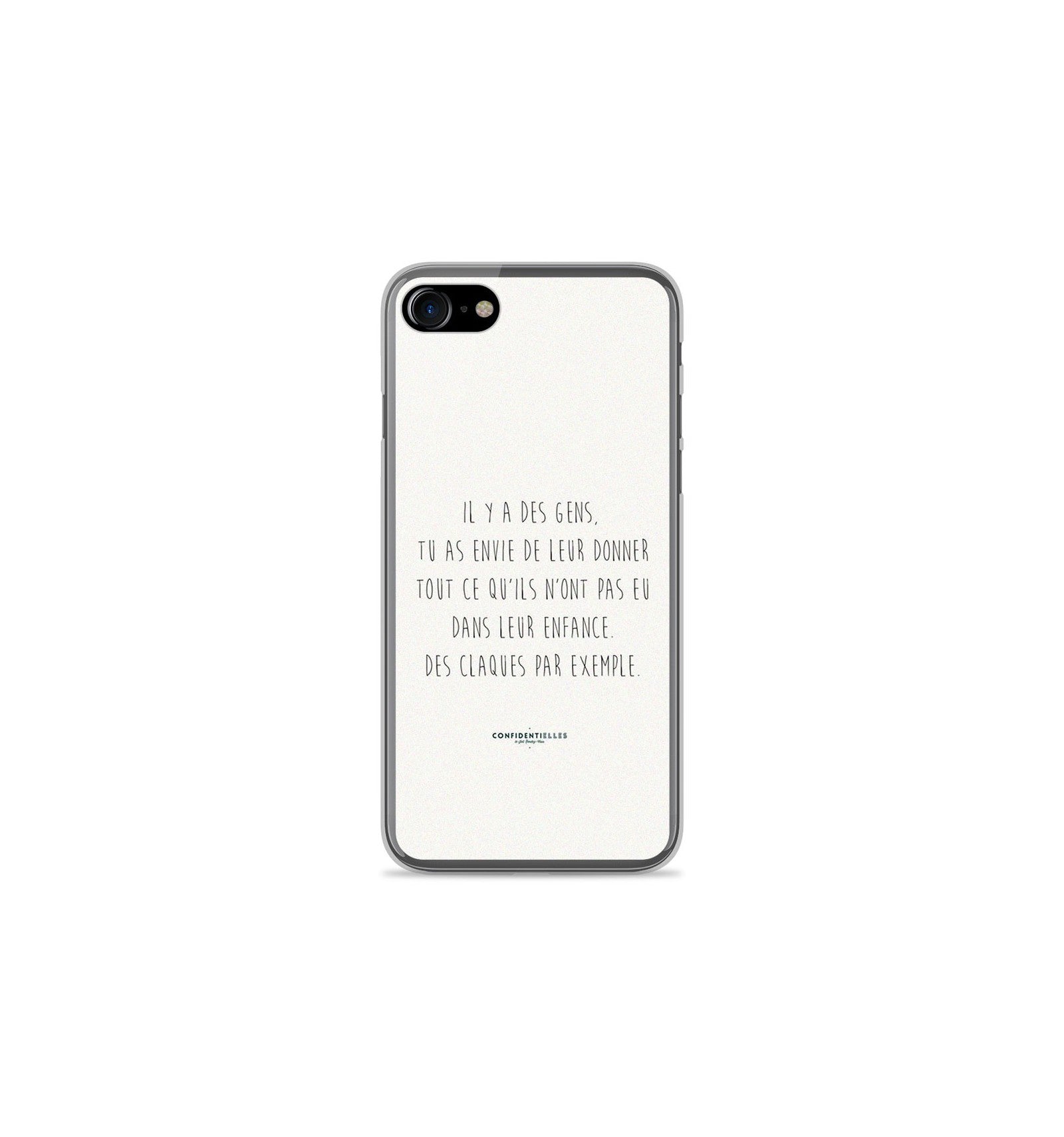 coque iphone 8 transparente phrase