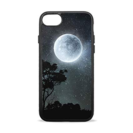 coque iphone 8 silicone lune