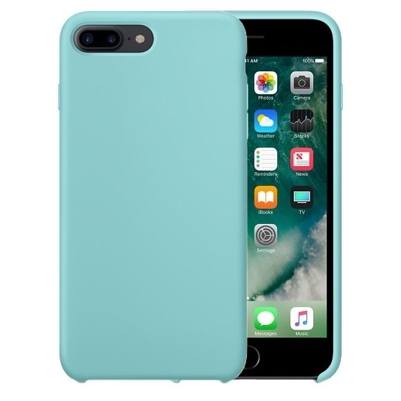 coque iphone 8 silicone menthe