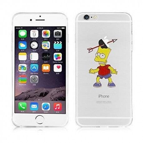 coque iphone 8 silicone simpson