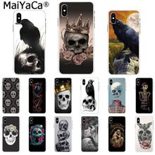 coque iphone 8 silicone skull