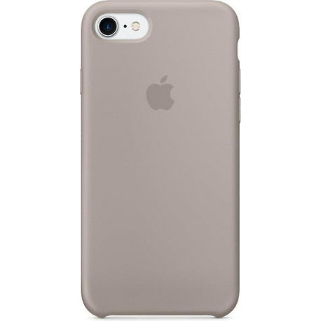 coque iphone 8 silicone taupe