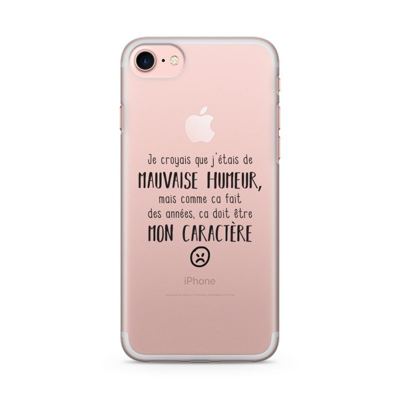 coque iphone 8 transparente phrase