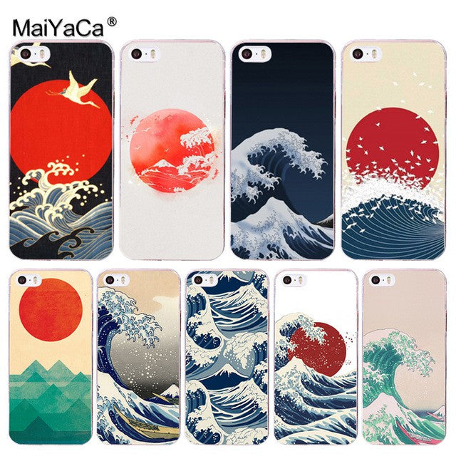 coque iphone 8 vague mer