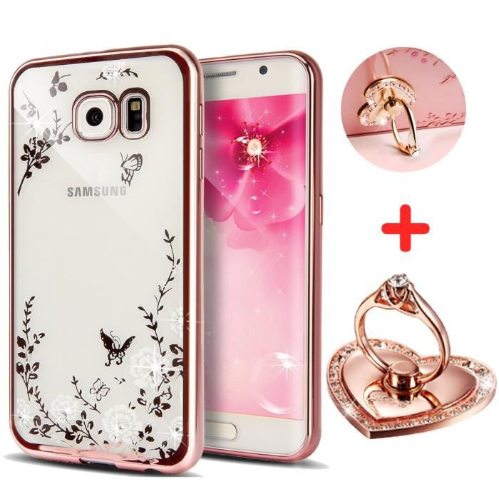 coque portable samsung s7 papillon