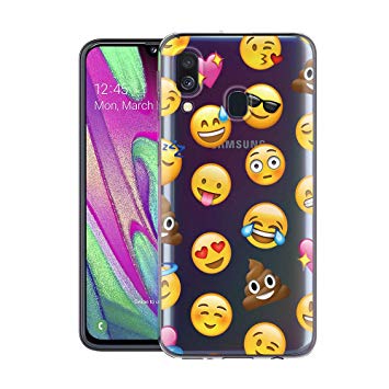 coque pour samsung a40 smiley