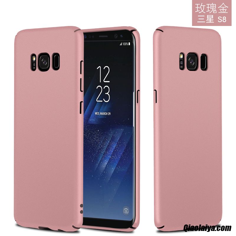 coque rigide rose samsung s8