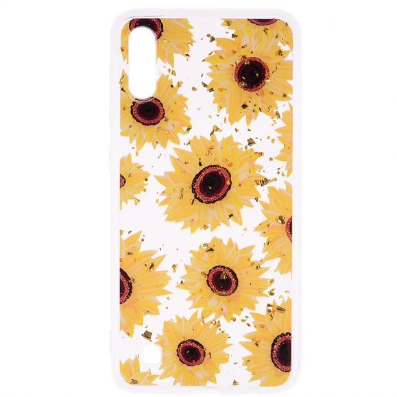 coque samsung a10 tournesol