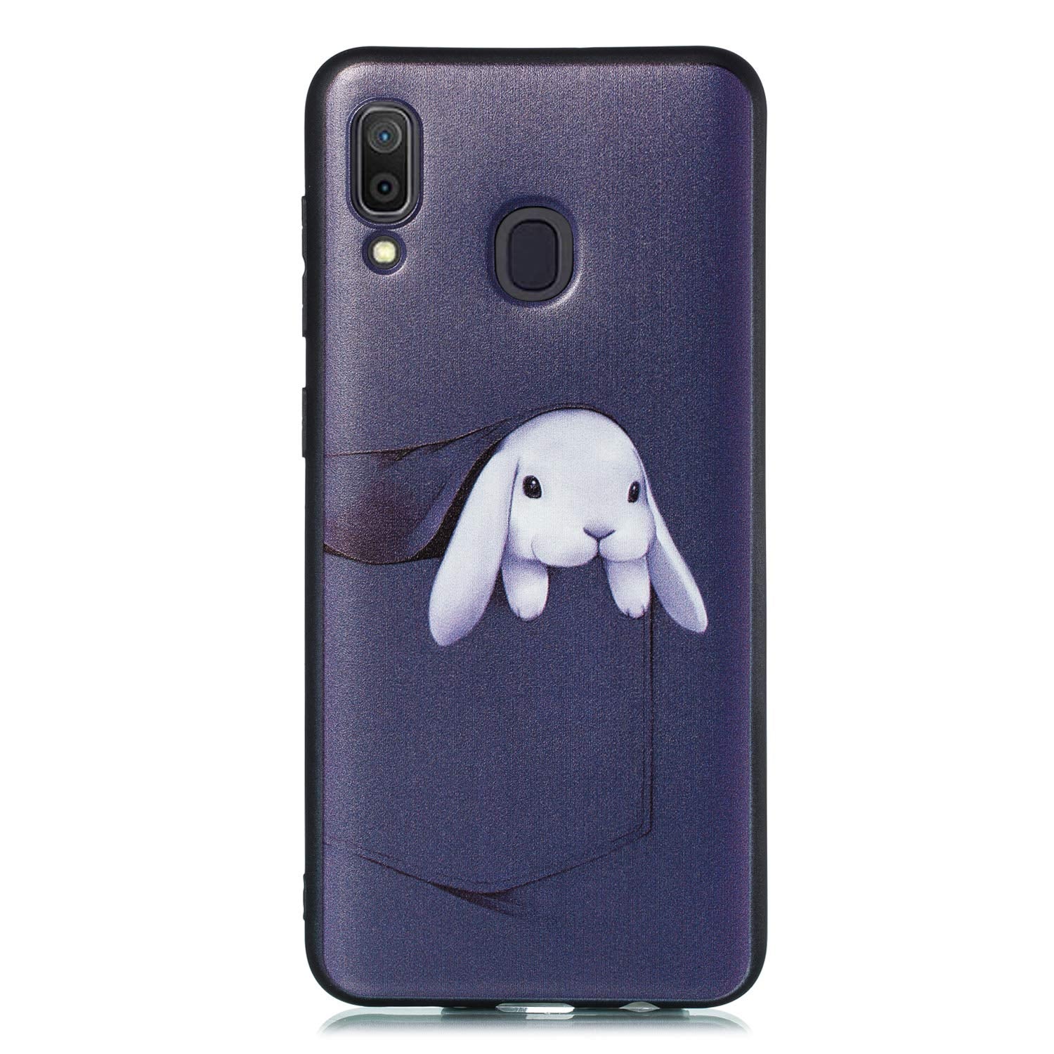 coque samsung a20 lapin